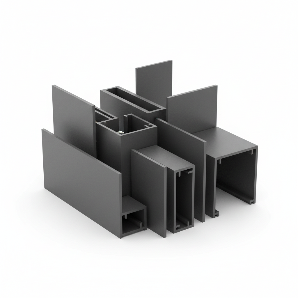 Profilés aluminium thermolaqué